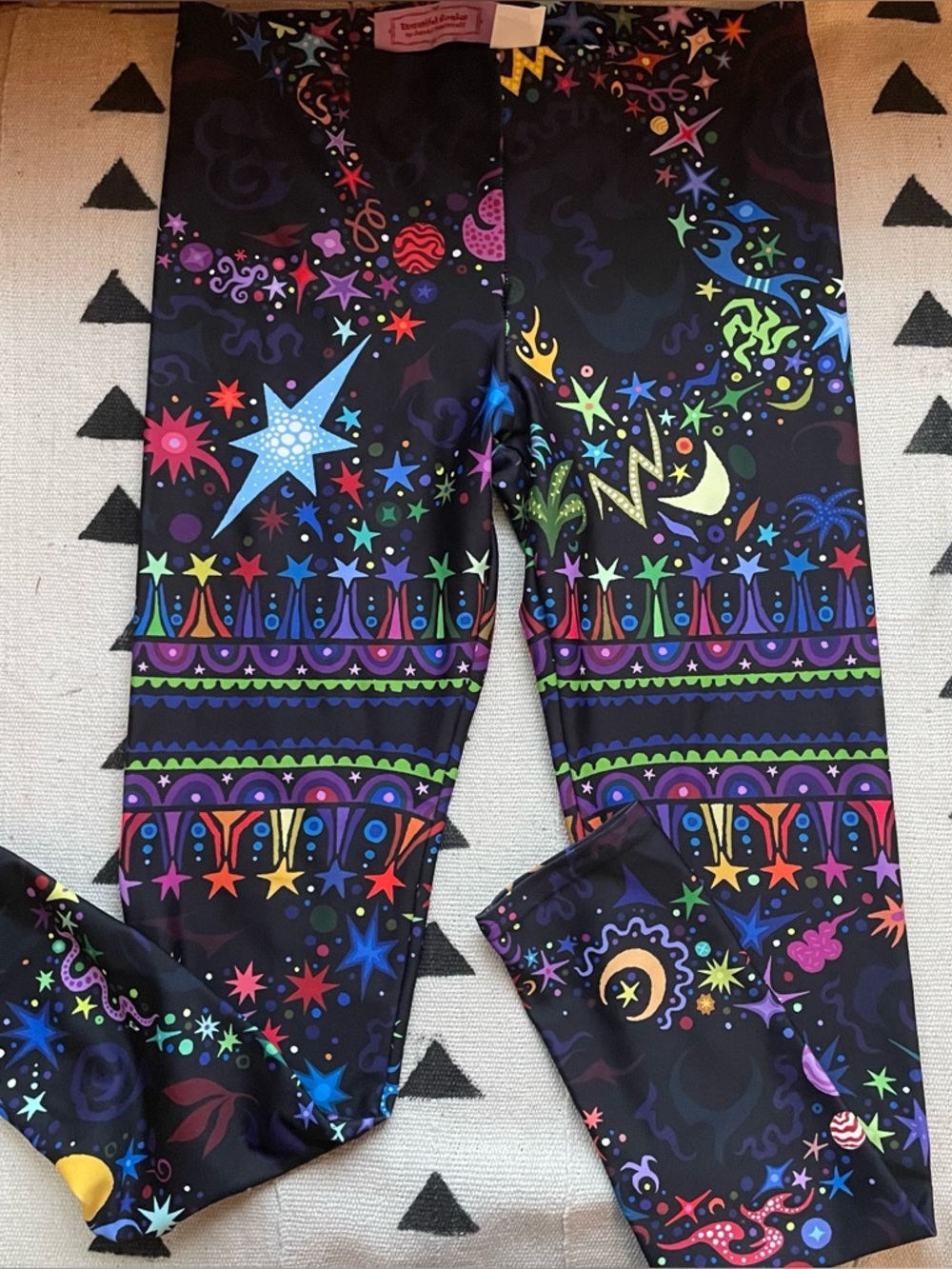Beautiful Genius Rainbow Star Athleisure Top